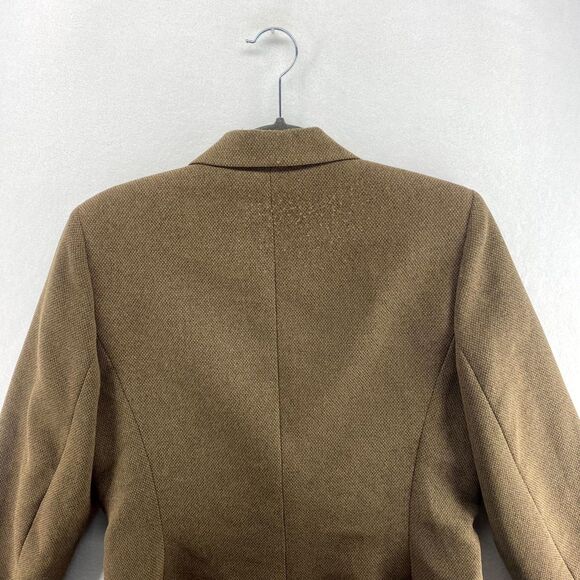 Le Suit Brown Business Work Blazer Womens Size 10 - Picture 6 of 10
